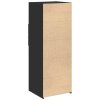 Skříň highboard černá 45 x 42,5 x 124 cm kompozitní dřevo 846167