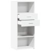 Skříň highboard bílá 50 x 42,5 x 124 cm kompozitní dřevo 846173