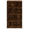 Skříň highboard kouřový dub 70 x 41 x 124 cm kompozitní dřevo 846408