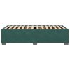 Rám postele bez matrace tmavě zelená 80 x 200 cm samet 3284598