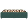 Rám postele bez matrace tmavě zelená 180 x 200 cm samet 3285027