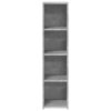 Skříň highboard betonově šedá 30 x 41 x 124 cm kompozitní dřevo 846379