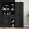 Skříň highboard černá 30 x 42,5 x 185 cm kompozitní dřevo 846237