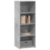 Skříň highboard betonově šedá 45 x 41 x 124 cm kompozitní dřevo 846393