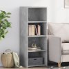 Skříň highboard betonově šedá 45 x 41 x 124 cm kompozitní dřevo 846393