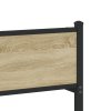 Kovový rám postele bez matrace dub sonoma 80 x 200 cm 4007895