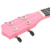 Set soprano ukulele s obalem pro děti růžové 21" 70148