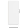 Příborník bílý 34,5 x 34 x 90 cm kompozitní dřevo 830468