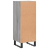 Příborník šedý sonoma 34,5 x 34 x 90 cm kompozitní dřevo 828826