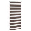 Roleta den a noc / Zebra / Twinroll 40x100 cm kávová 240185