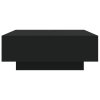 Konferenční stolek s LED osvětlením černý 80 x 80 x 31 cm 836589