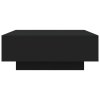 Konferenční stolek s LED osvětlením černý 80 x 80 x 31 cm 836589
