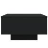 Konferenční stolek s LED osvětlením černý 55 x 55 x 31 cm 836575