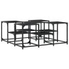 Konferenční stolek černý 91 x 91 x 40 cm kompozitní dřevo 839073