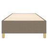 Rám postele s boxspringem taupe 90x200 cm textil 3120933
