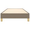 Rám postele s boxspringem taupe 90x190 cm textil 3120578