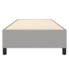 Rám postele s boxspringem světle šedá 90 x 190 cm textil 3120822