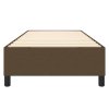 Rám postele s boxspringem tmavě hnědá 100 x 200 cm textil 3120841