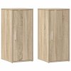 Botníky 2 ks dub sonoma 32 x 35 x 70 cm dřevotříska 808961