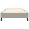 Rám postele s boxspringem světle šedá 80 x 200 cm textil 3120468