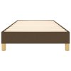 Rám postele s boxspringem tmavě hnědý 90 x 200 cm textil 3120585