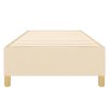 Rám postele s boxspringem krémově 80x200 cm textil 3120918