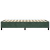 Rám postele s boxspringem tmavě zelená 100 x 200 cm samet 3121105
