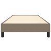 Rám postele s boxspringem taupe 80x200 cm textil 3120472