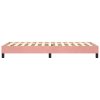 Rám postele s boxspringem růžový 80 x 200 cm samet 3120741