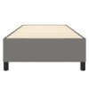 Rám postele s boxspringem tmavě šedá 100 x 200 cm textil 3120839