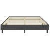 Postel boxspring šedá textil 180 x 200 cm 287458