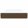 Taštičková matrace tmavě hnědá 120x190x20 cm textil 4007144