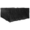 Plachta na zahradní nábytek tvar L 12 oček 185 x 185 x 90 cm 319314