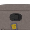 Zvedací masážní polohovací křeslo taupe textil 3204616