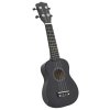 Set soprano ukulele s obalem pro děti černé 23" 70152