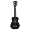 Set soprano ukulele s obalem pro děti černé 23" 70152