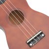 Set sopránové ukulele s obalem pro děti tmavé dřevo 23" 70150
