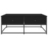 Konferenční stolek černý 100 x 99 x 40 cm kompozitní dřevo 835294