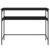 Konzolový stolek černý 100 x 35,5 x 75 cm kompozitní dřevo 834045