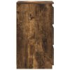 Noční stolky 2 ks kouřový dub 40x35x62,5 cm kompozitní dřevo 815172