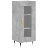 Skříň highboard betonově šedá 34,5x34x180 cm kompozitní dřevo 3200373