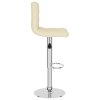 Barová židle krémová textil 334231
