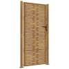 Zahradní brána 100 x 200 cm z corten oceli, čtvercový design 153201