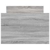 Rám postele s hlavovým a nožním čelem šedý sonoma 90 x 200 cm 3203808