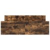 Rám postele s hlavovým a nožním čelem kouřový dub 150 x 200 cm 3203758