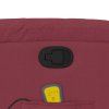 Zvedací masážní polohovací křeslo vínové textil 3205331