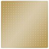 Dešťová sprchová hlavice nerezová ocel 50x50 cm čtvercová zlatá 147712