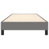 Rám postele s boxspringem tmavě šedá 90 x 190 cm textil 3120477