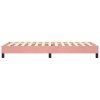 Rám postele s boxspringem růžový 100 x 200 cm samet 3120759