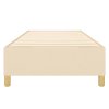 Rám postele s boxspringem krémově 90x190 cm textil 3120926